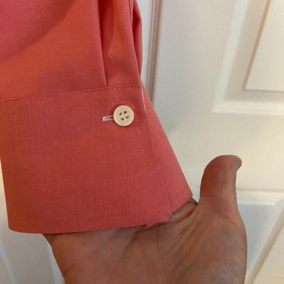 Liz Claiborne Woman - Non-Iron - Long Sleeve Button Down - 18W - Rose Pink - Picture 3 of 6